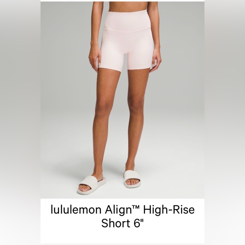 Lululemon Strawberry Milkshake Align High Rise Short